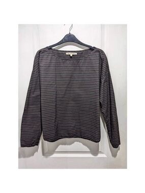 XiRENA | Striped boat neck popover top
